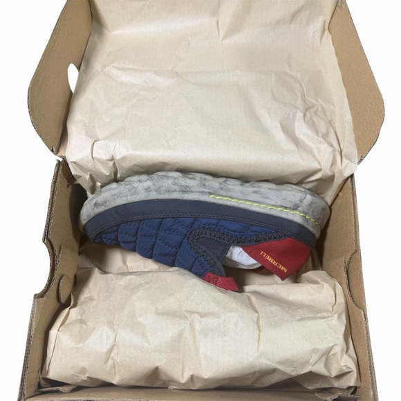 NIB Merrell Hut Moc 2.0 Poseidon Slip-On Sneaker Size 11.5 Toddler Boys' - Picture 6 of 7